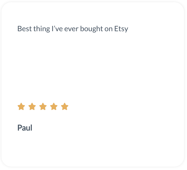 Etsy - Paul